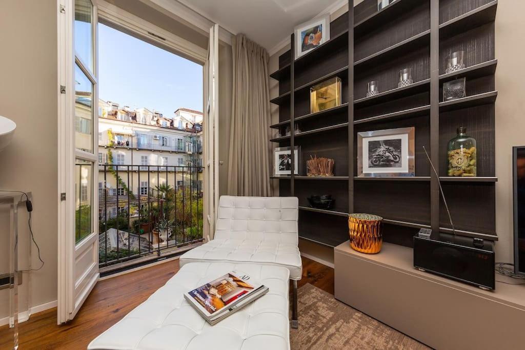 Splendido Appartamento In Piazza San Carlo Turim Exterior foto
