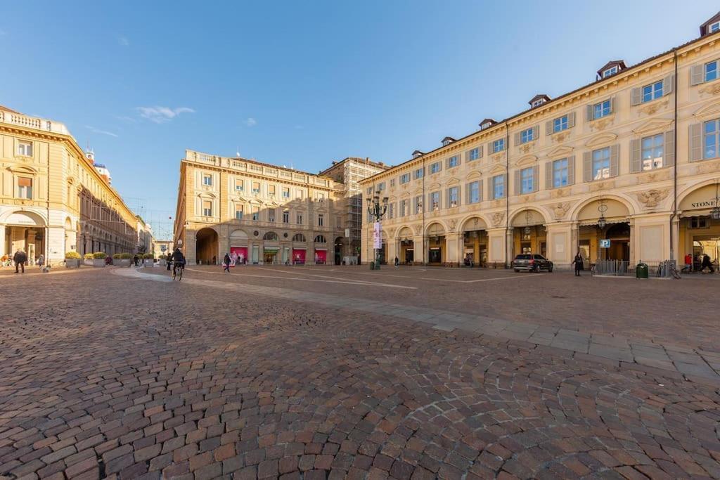 Splendido Appartamento In Piazza San Carlo Turim Exterior foto