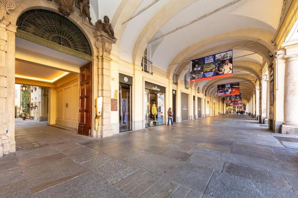 Splendido Appartamento In Piazza San Carlo Turim Exterior foto